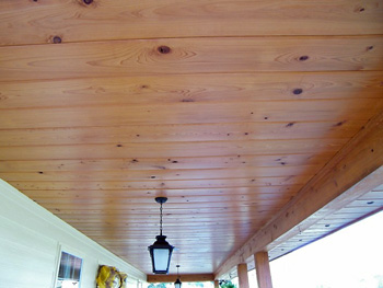 Cypress Ceiling - Cypress provided by Jones and Jones Cypress